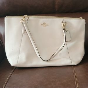 White Coach Purse 10x17